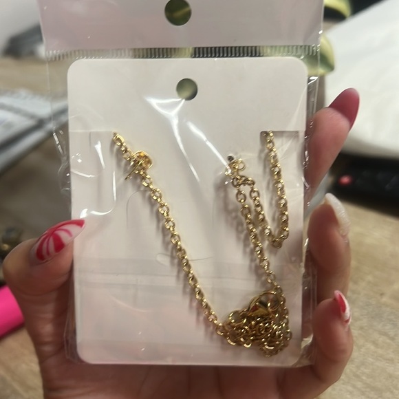 Stainless Steel Gold-Tone Flower Jewelry Set - Picture 2 of 2
